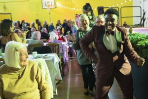A conga dance