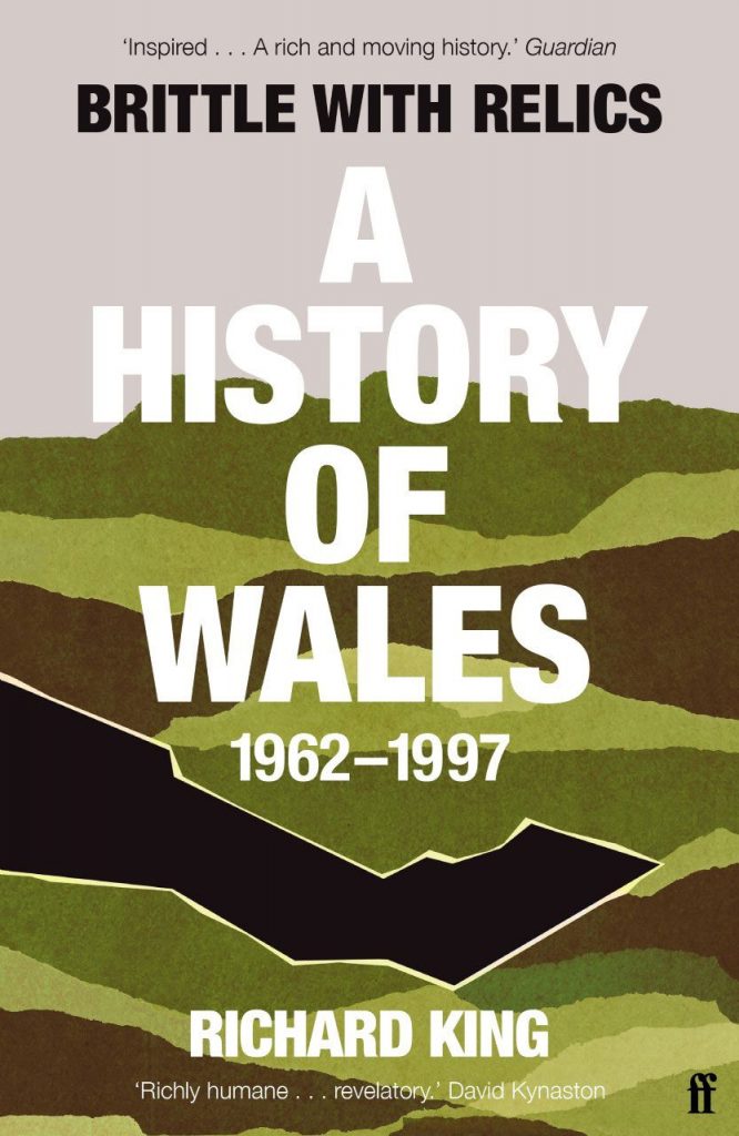 Book cover "Brittle with Relics - A History of Wales"