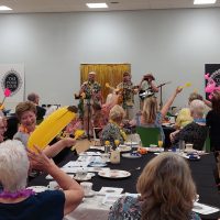 Band The Old St Mellonians perform at Summer 2024 Posh Club Boutique