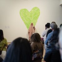 Poet reading at Grenfell: We Stand With You Event.