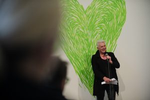 Poet reading at Grenfell: We Stand With You Event.