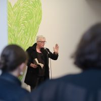 Poet reading at Grenfell: We Stand With You Event.