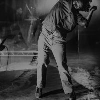 Actor Soul Roberts contorts his body in a dance 